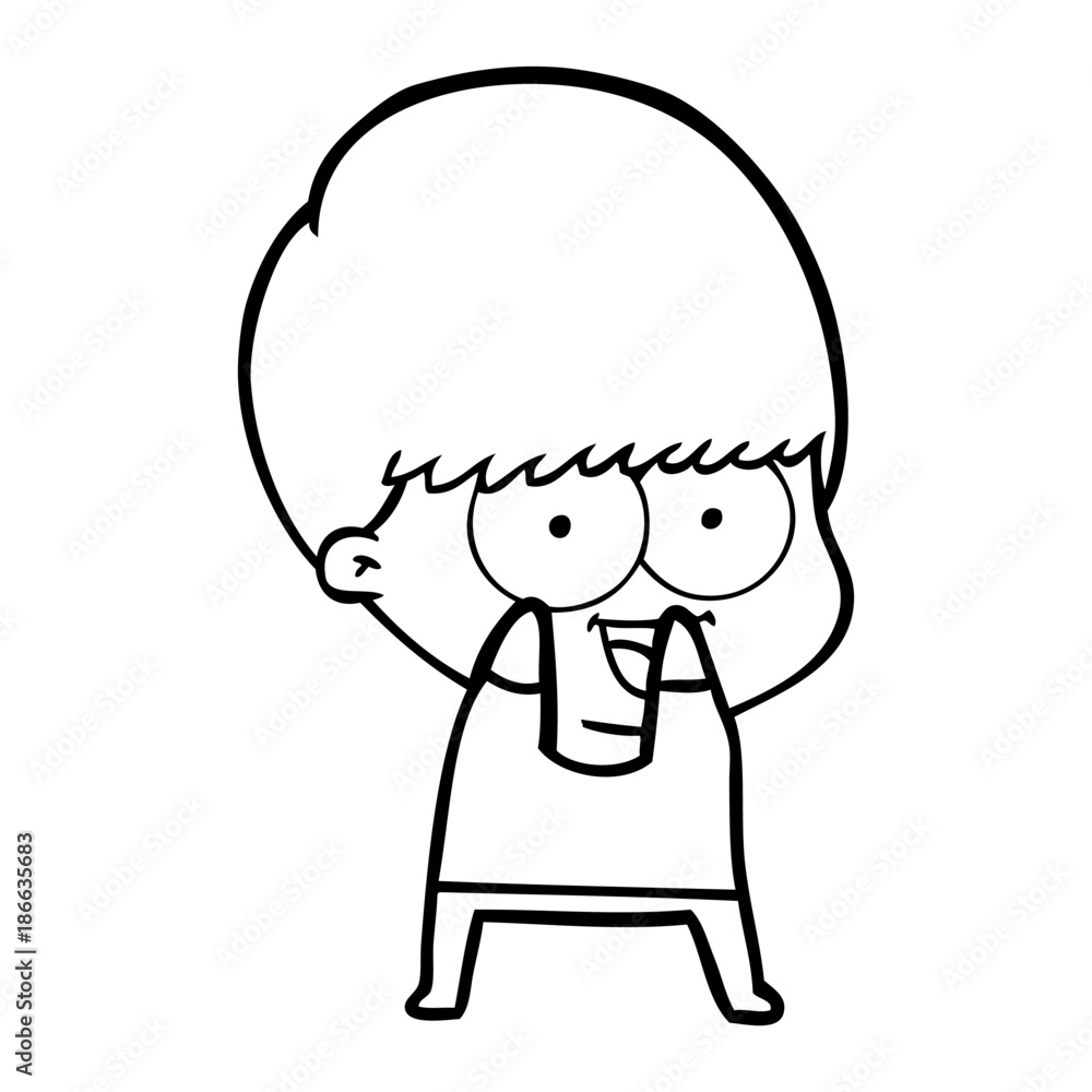 happy cartoon boy happy cartoon boy