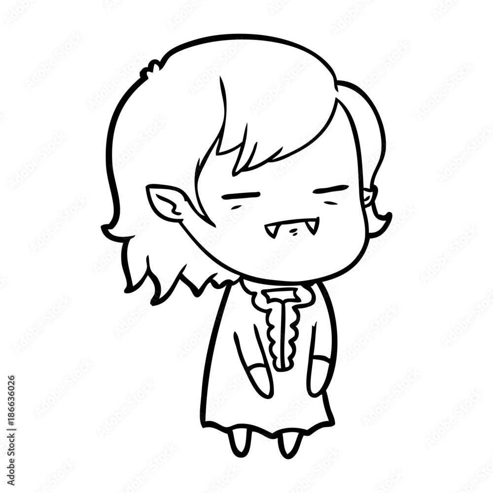 cartoon undead vampire girl cartoon undead vampire girl