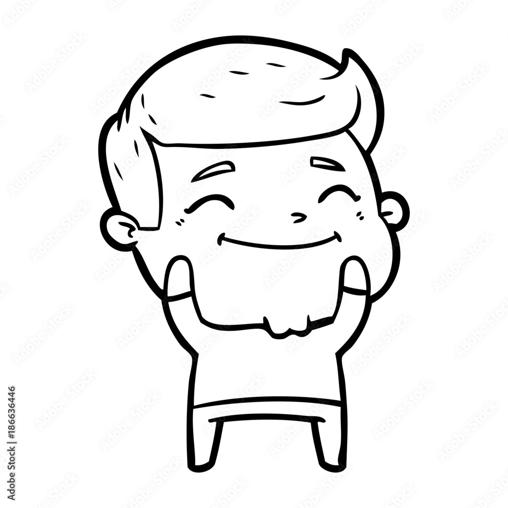 happy cartoon man happy cartoon man