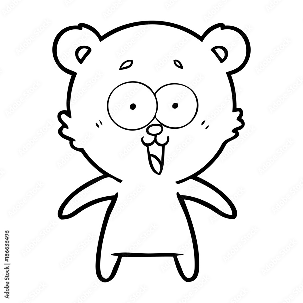 laughing teddy bear cartoon laughing teddy bear cartoon
