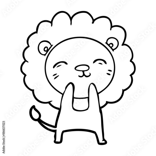 cartoon lion