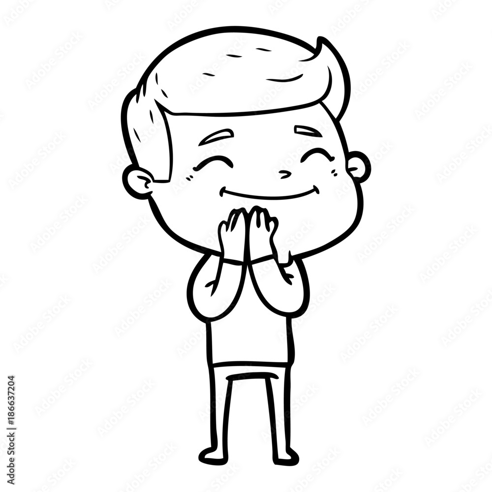 happy cartoon man happy cartoon man