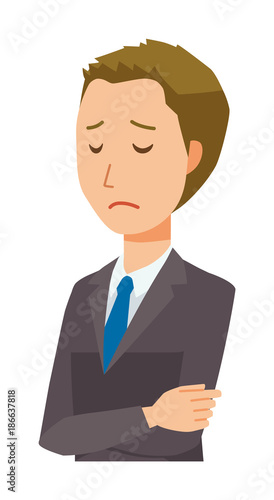 Young businessmen are depressed