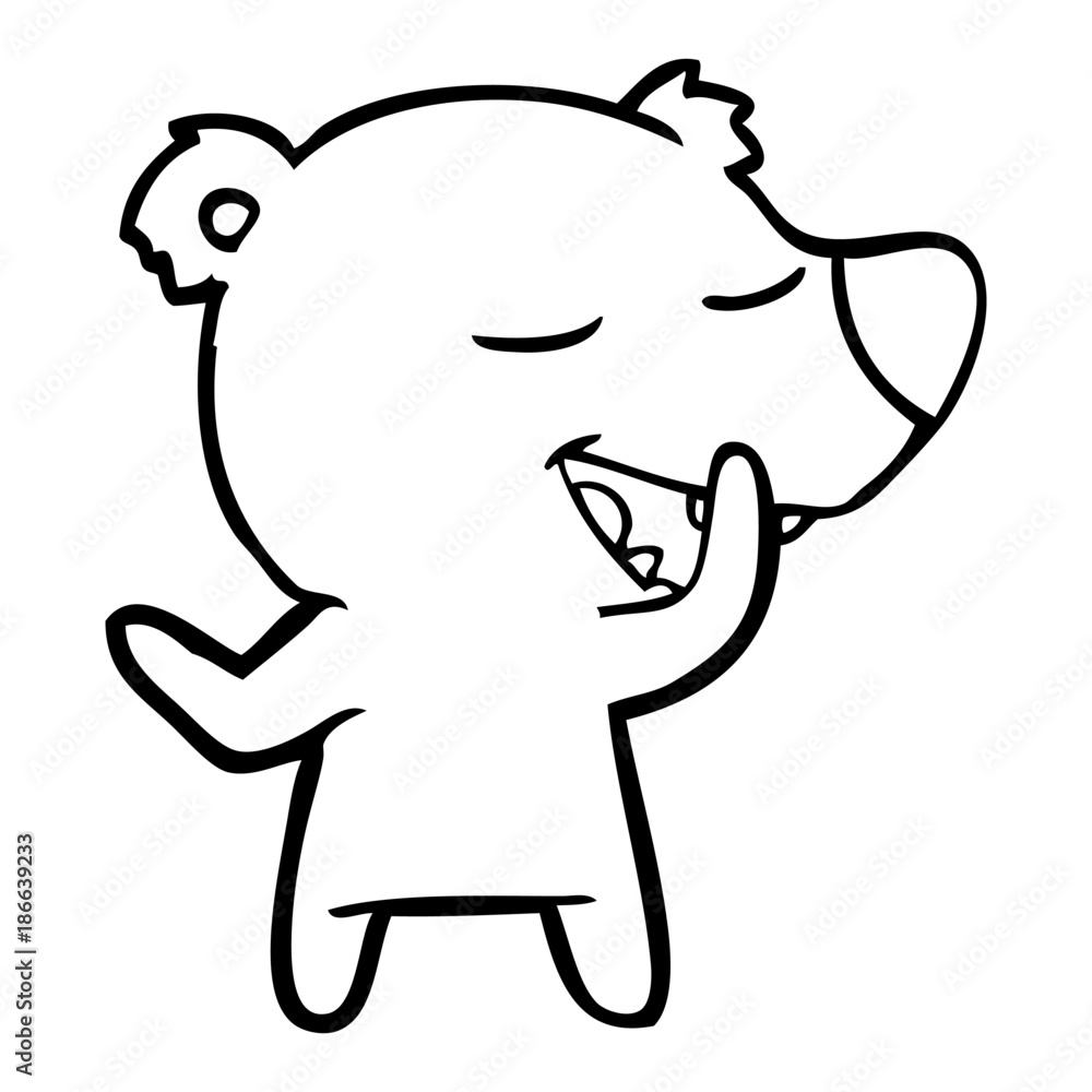 Obraz premium cartoon bear
