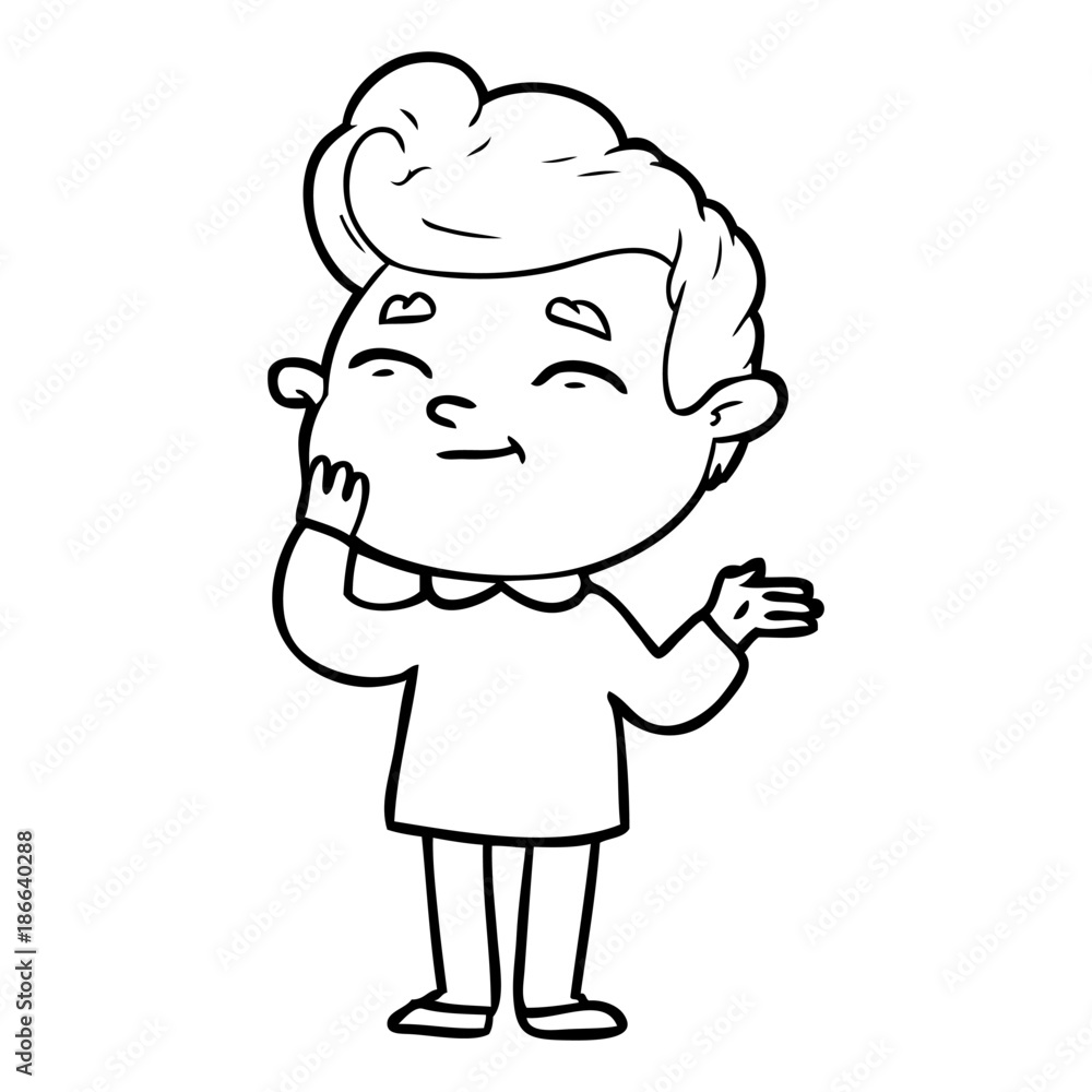 happy cartoon man happy cartoon man