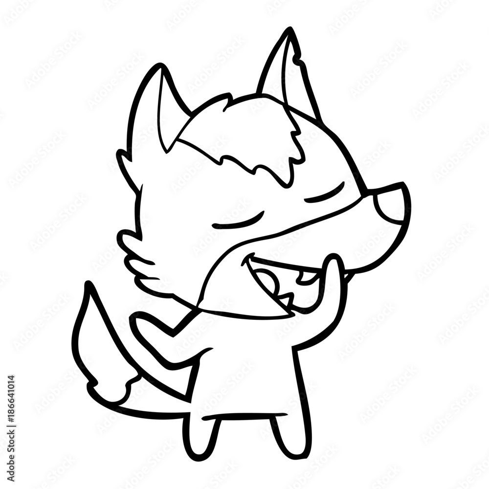 cartoon wolf laughing cartoon wolf laughing
