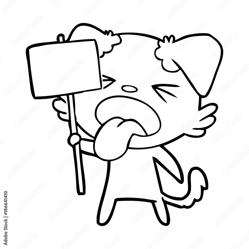cartoon disgusted dog cartoon disgusted dog