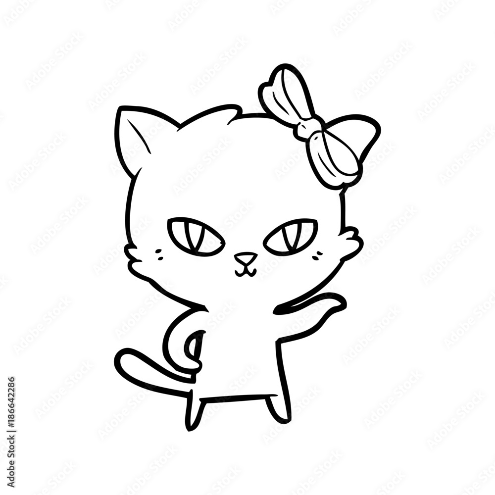 cute cartoon cat cute cartoon cat