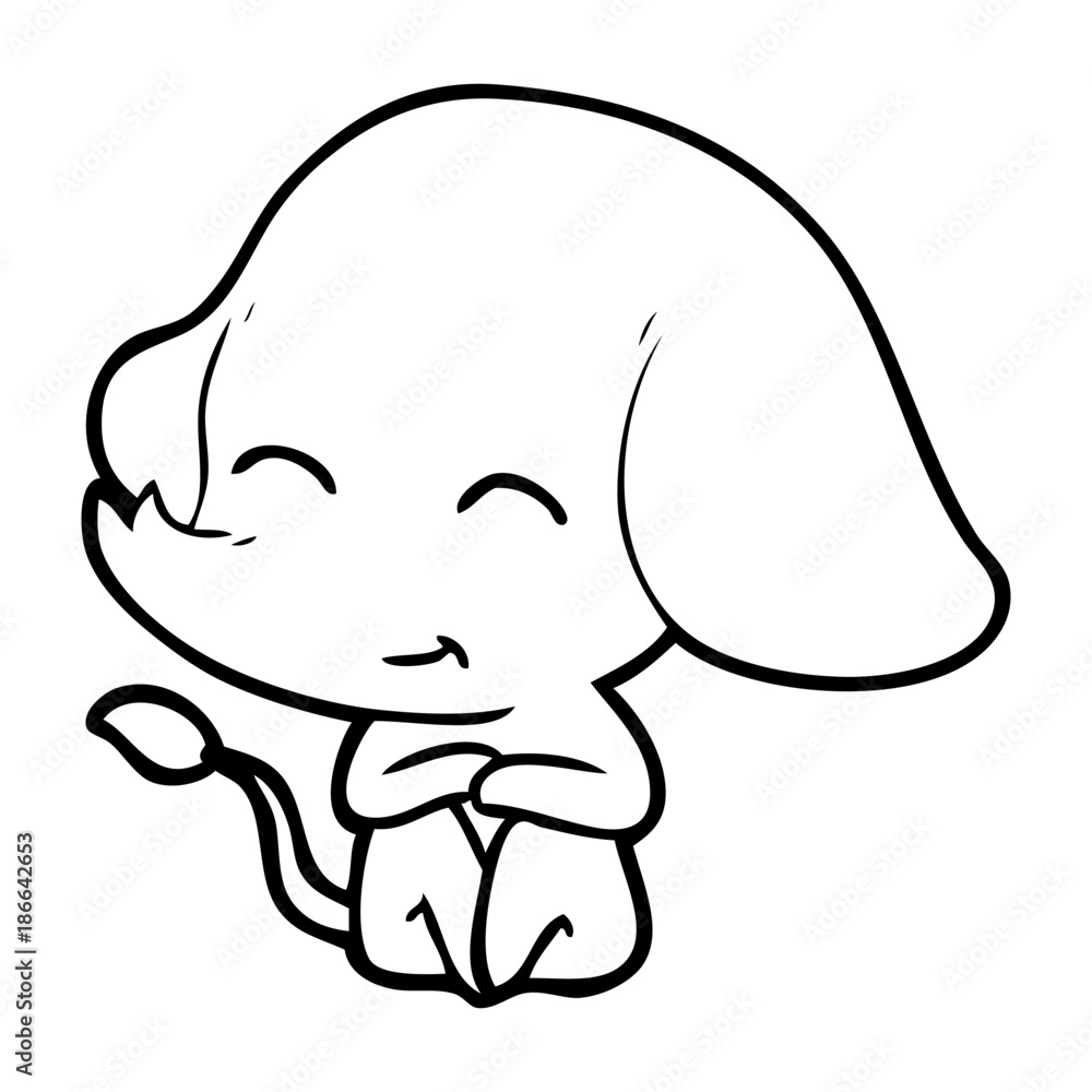 cute cartoon elephant