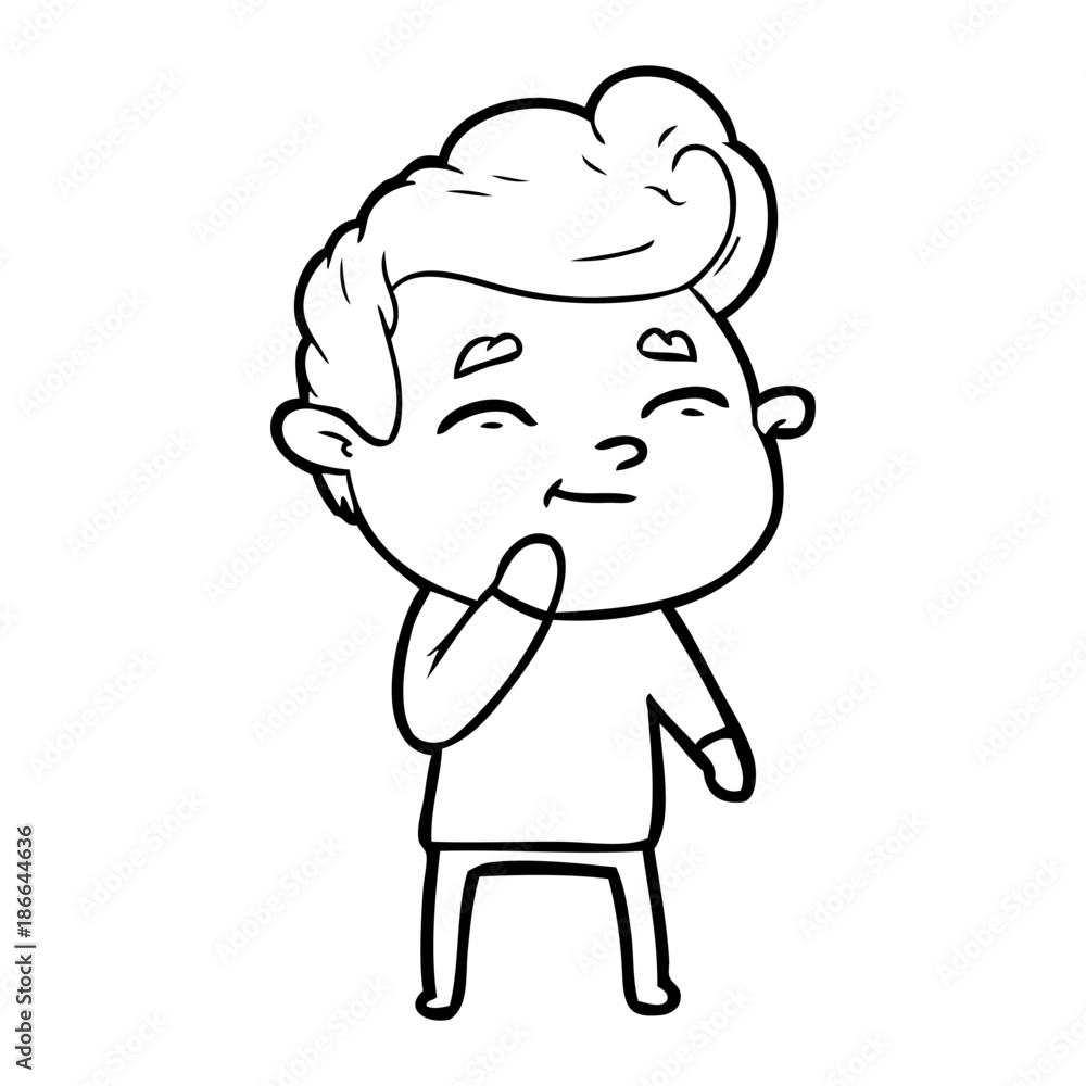 happy cartoon man happy cartoon man