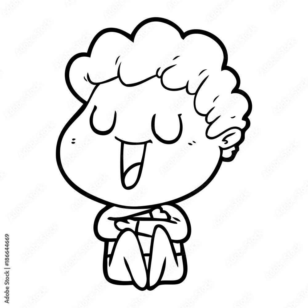 laughing cartoon man laughing cartoon man