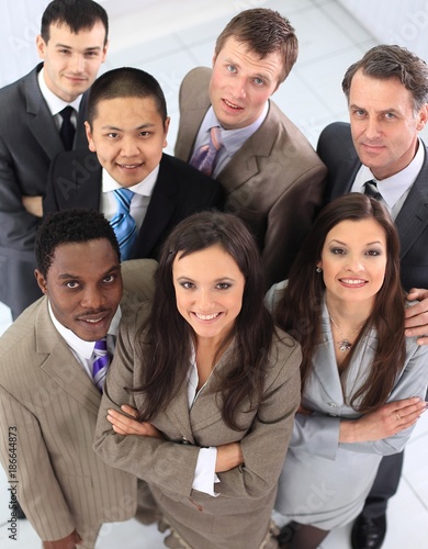 view from the top is unanimous business team