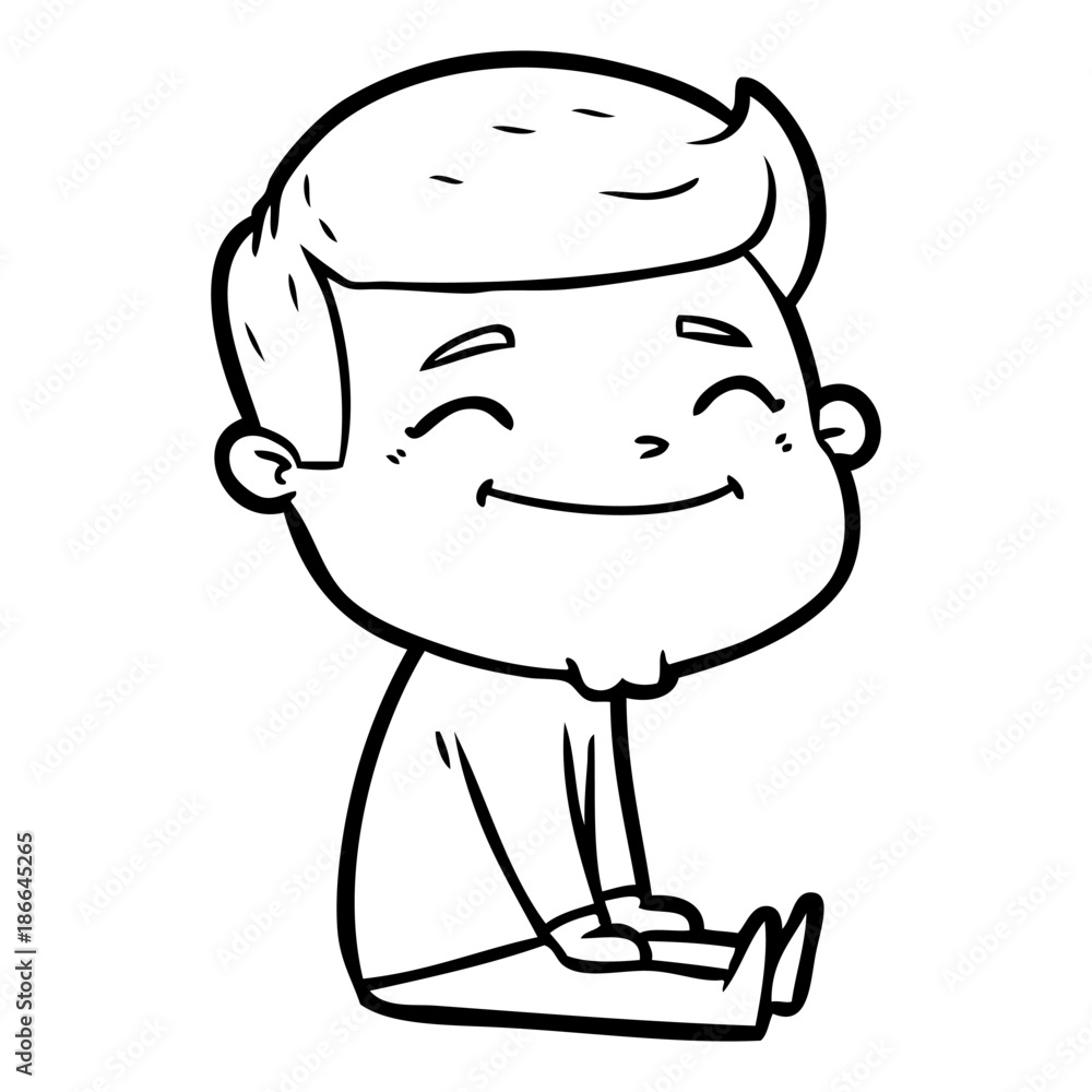 happy cartoon man happy cartoon man