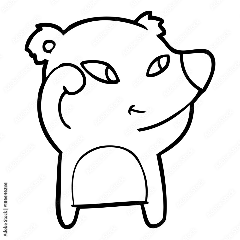 cute cartoon bear