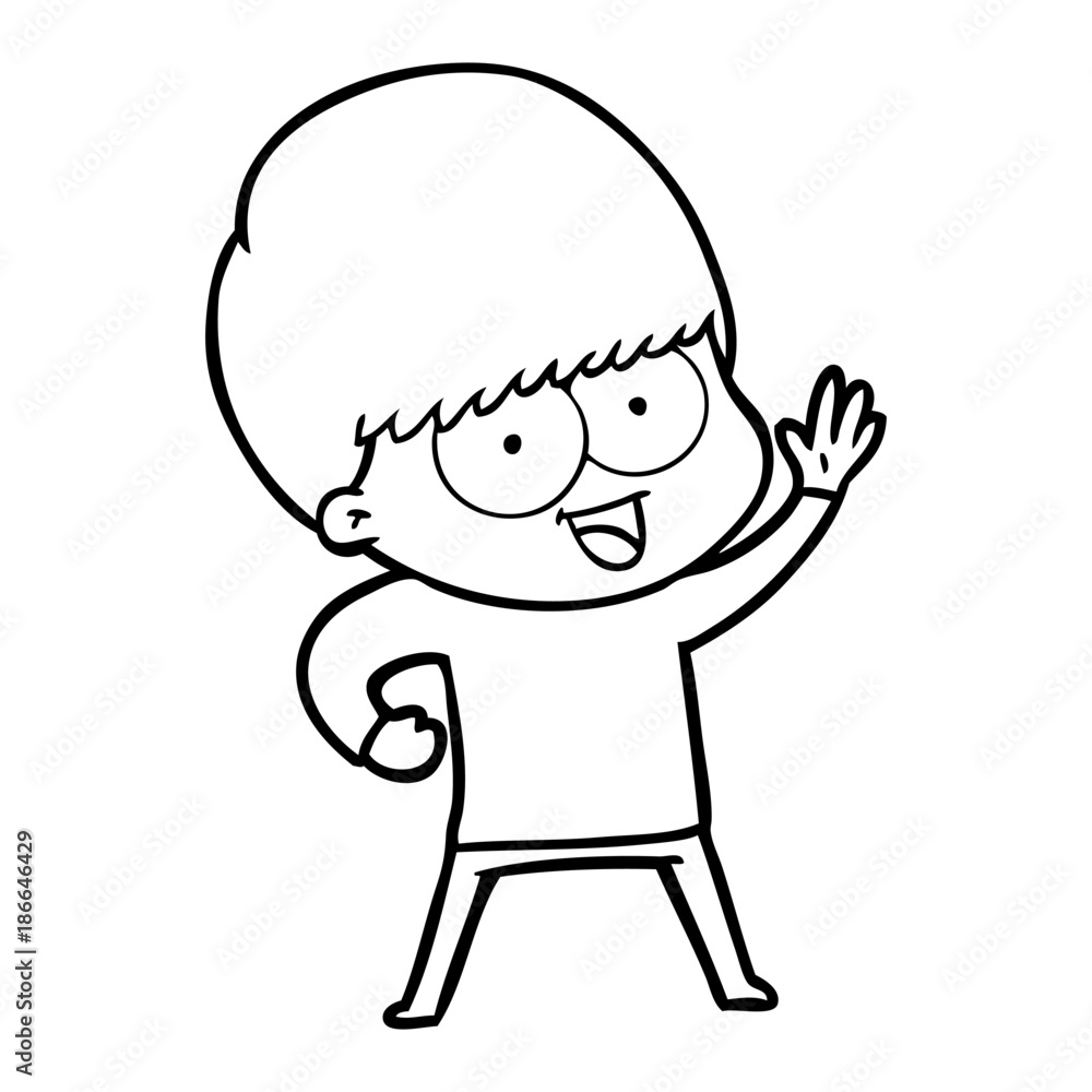happy cartoon boy happy cartoon boy