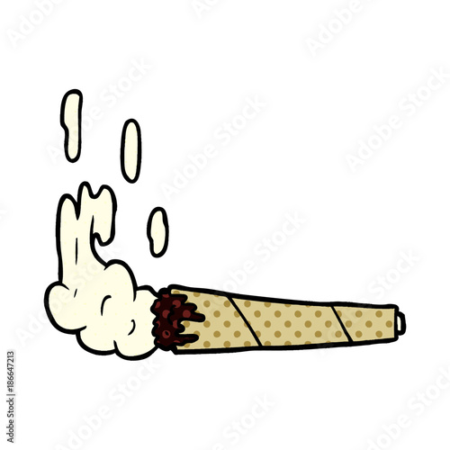 cartoon marijuiana joint