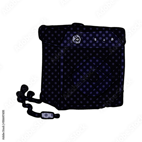 cartoon electric guitar amp