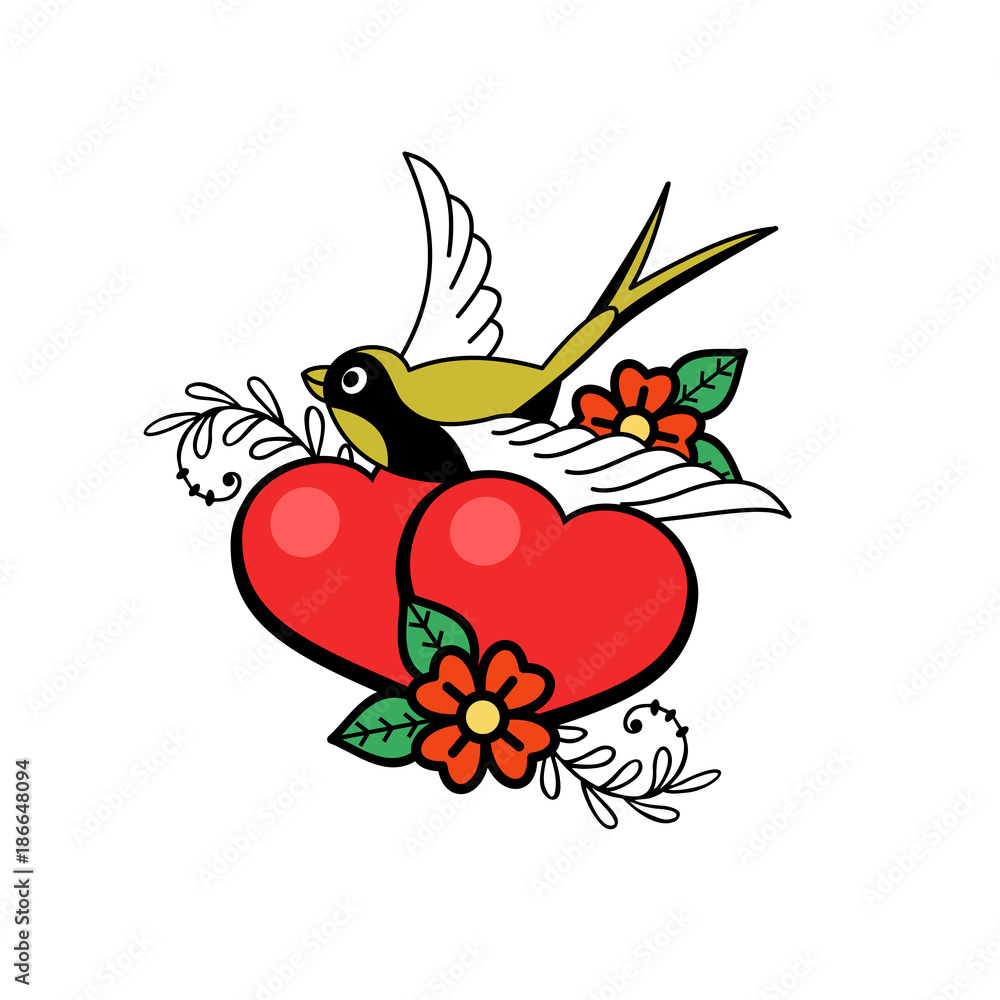 Emblem to the Valentines day.