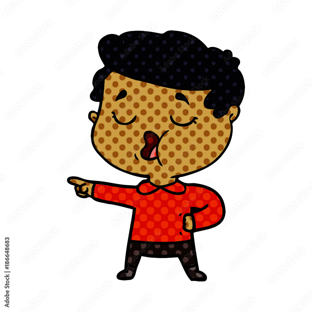 cartoon man talking cartoon man talking