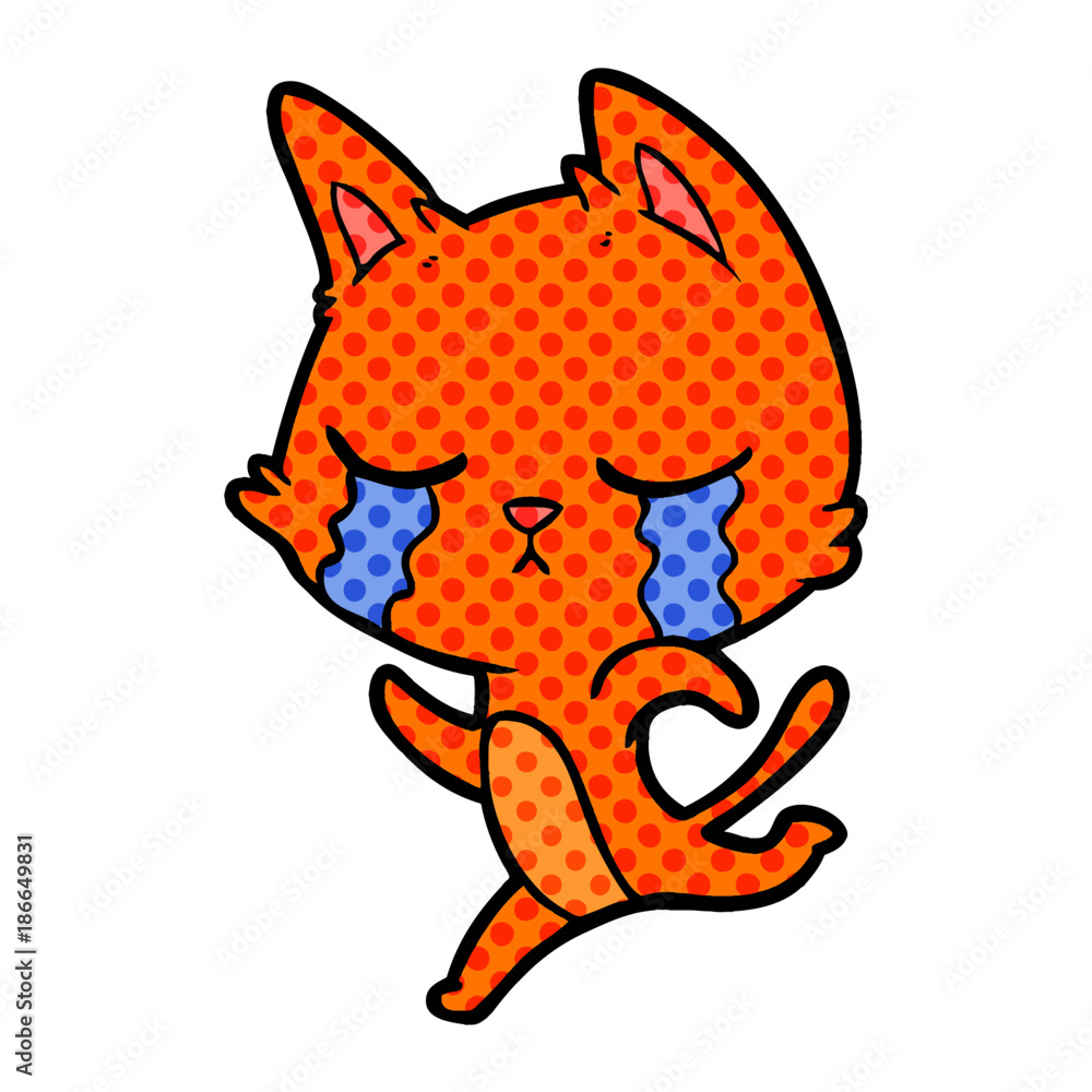 crying cartoon cat crying cartoon cat