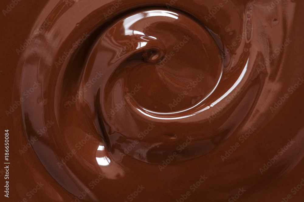 Chocolate texture. Liquid chocolate close-up. Chocolate texture. Liquid chocolate close-up.
