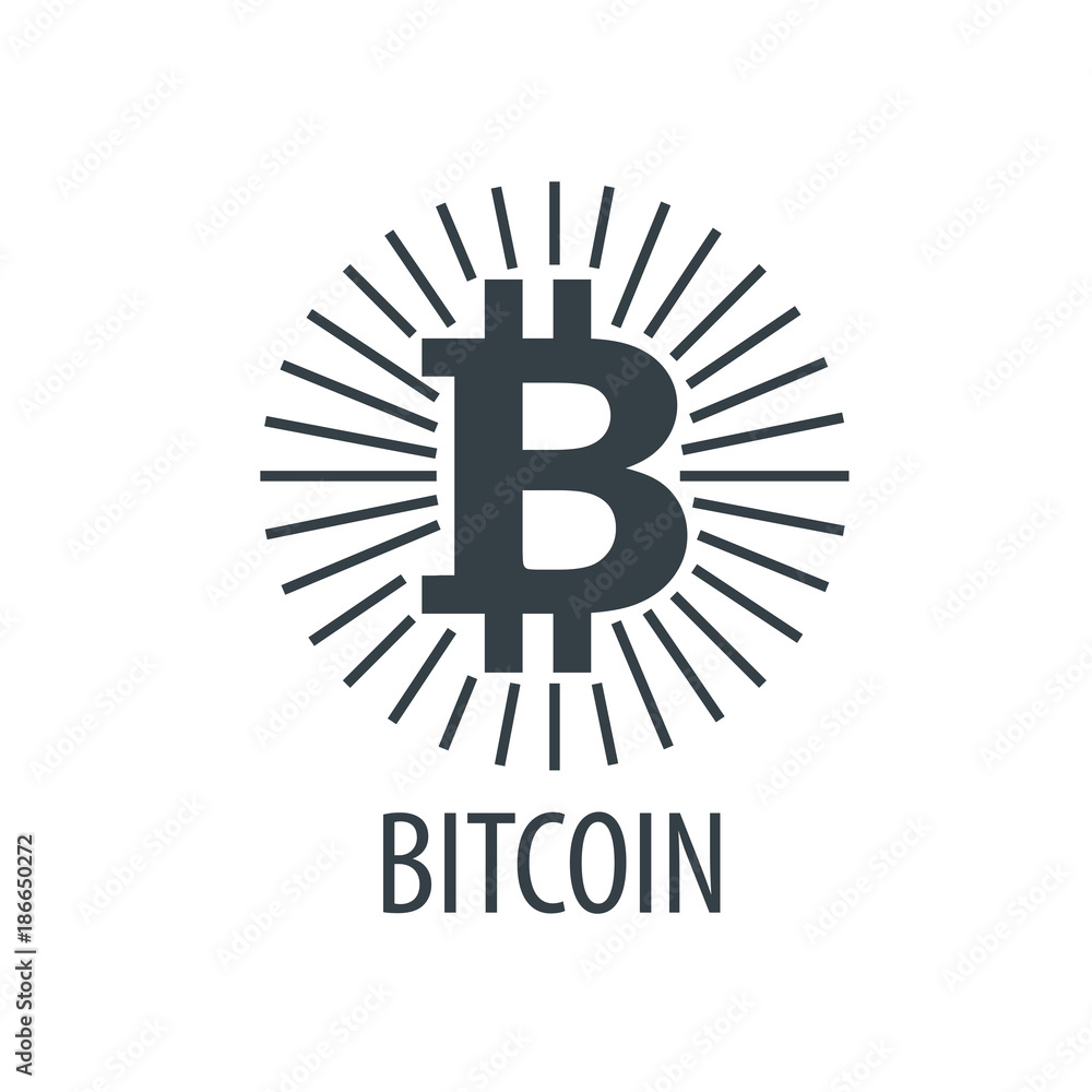 Obraz premium icon vector bitcoin