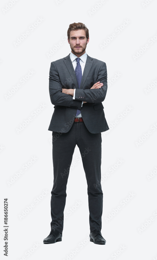 portrait of a successful businessman.isolated on white portrait of a successful businessman.isolated on white