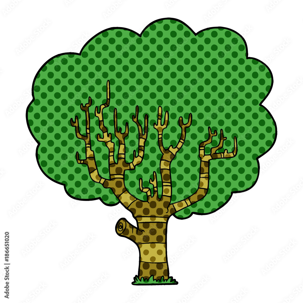 Fototapeta cartoon tree