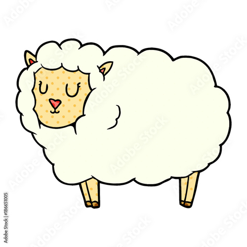 cartoon sheep