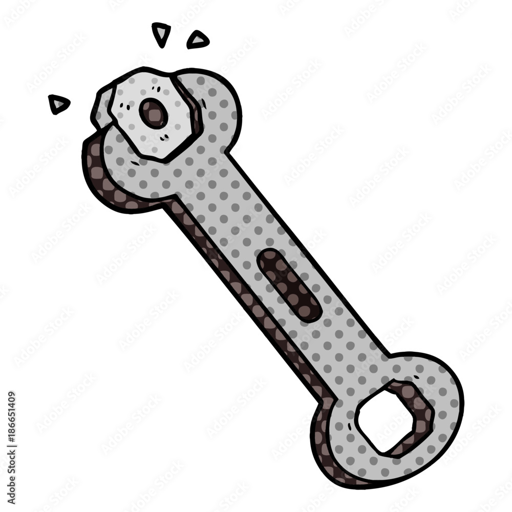 cartoon spanner turning nut cartoon spanner turning nut