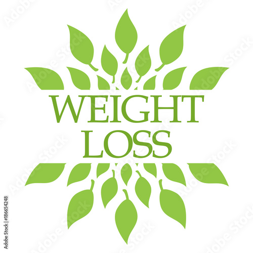 Weight Loss Leaves Green Circular 