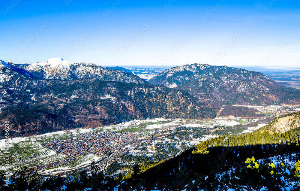 view from wank mountain