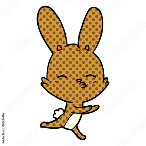 curious bunny cartoon