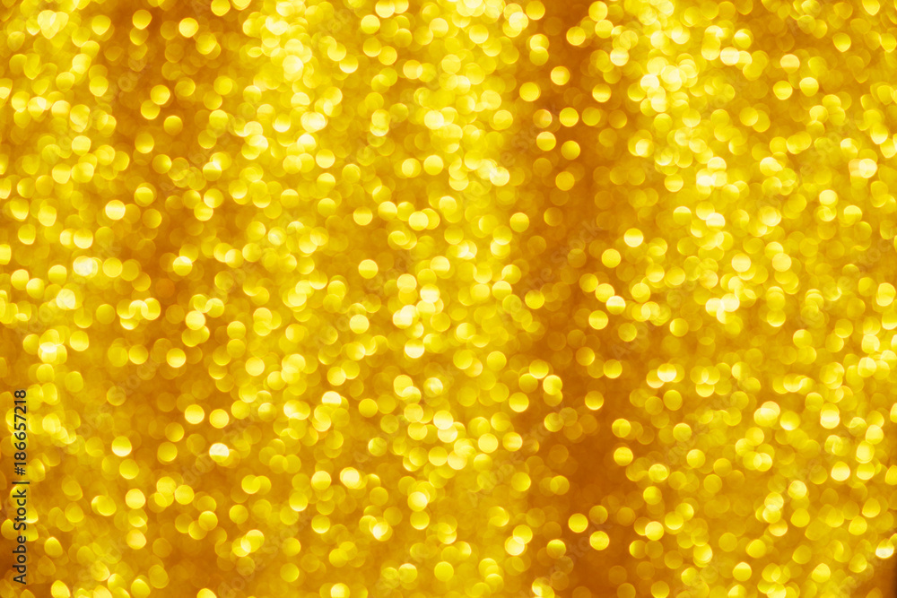 Gold glitter background. Shiny yellow christmas lighs bokeh. Stock  Illustration | Adobe Stock