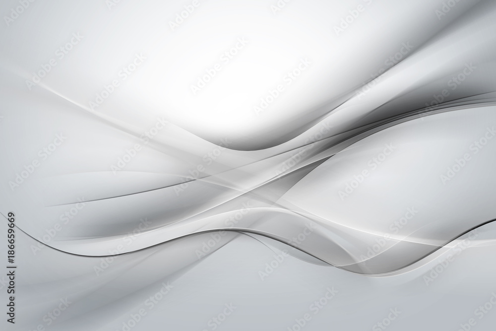 White and gray background abstract waves. White and gray background abstract waves.