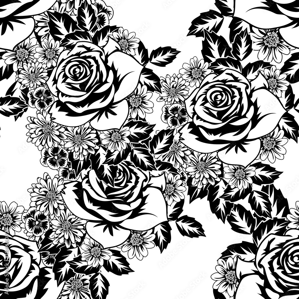 seamless monochrome pattern seamless monochrome pattern