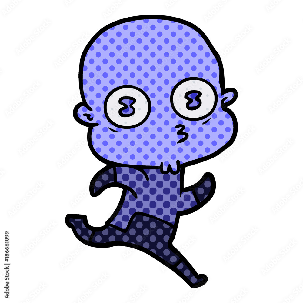 cartoon weird bald spaceman cartoon weird bald spaceman