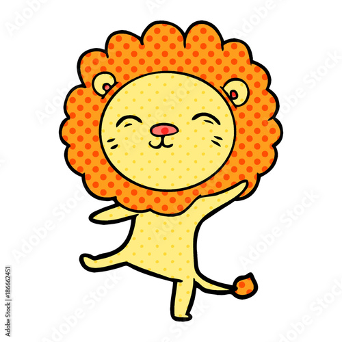Fototapeta Naklejka Na Ścianę i Meble -  cartoon lion