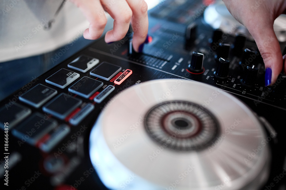 Obraz premium Great black dj controller 