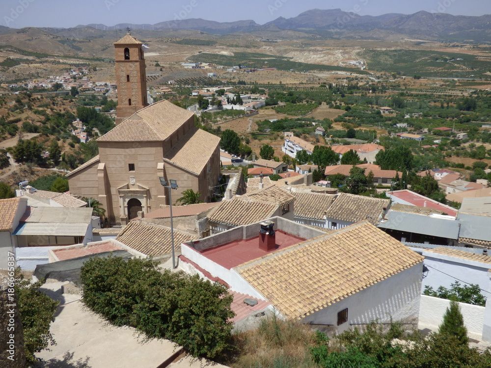 Obraz premium Seron, pueblo de la provincia de Almería (Andalucía,España)