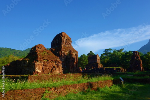 My Son ruins and Sanctuary, Ancient Hindu temples of Cham culture in Vietnam near the cities of Hoi An and Da Nang