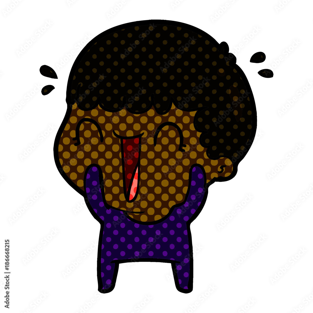 laughing cartoon man laughing cartoon man