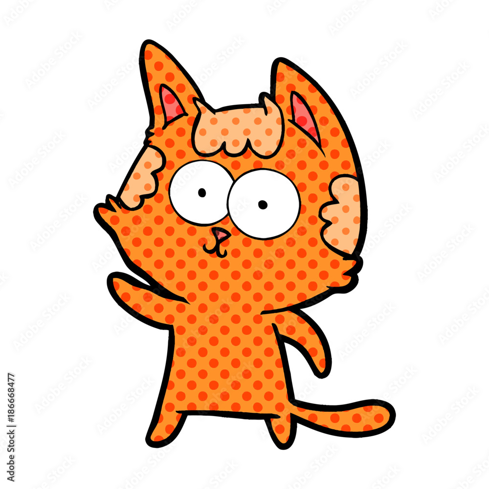 happy cartoon cat happy cartoon cat