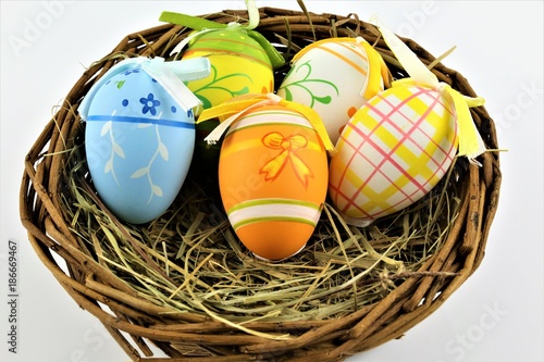 An concept Image of a easter eggs decoration