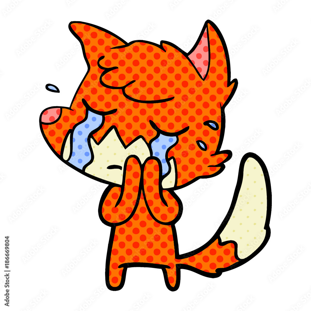 crying fox cartoon crying fox cartoon