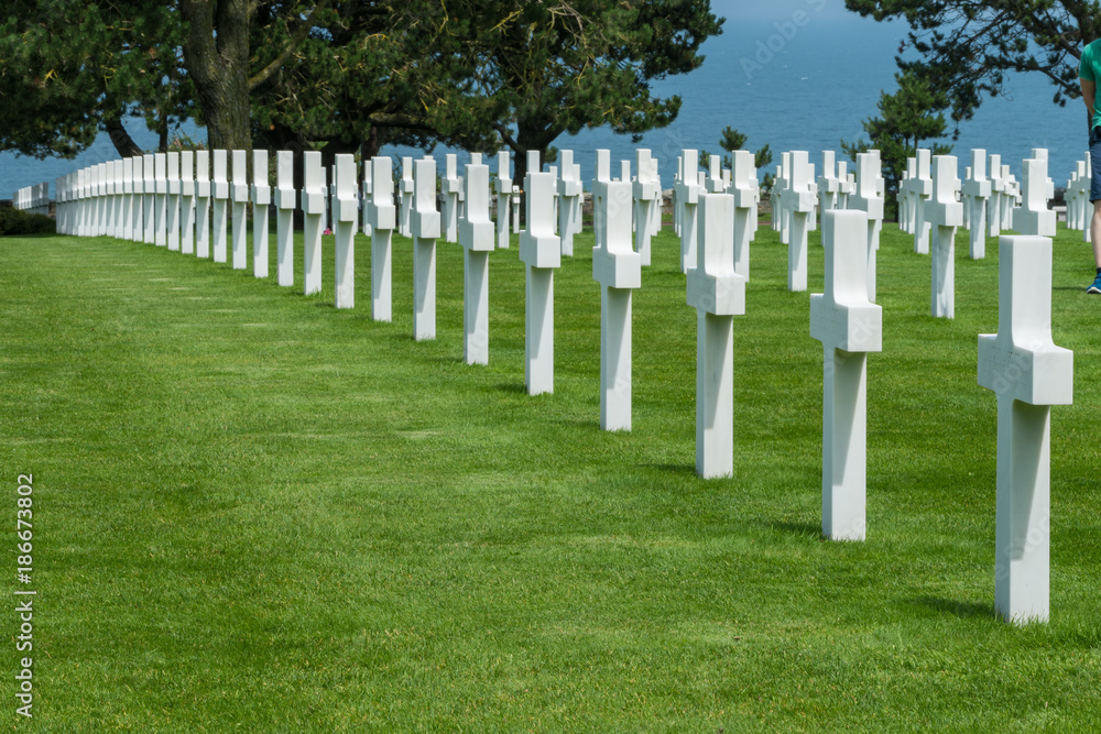 Amerikanischer Soldatenfriedhof bei Colleville-sur-Mer