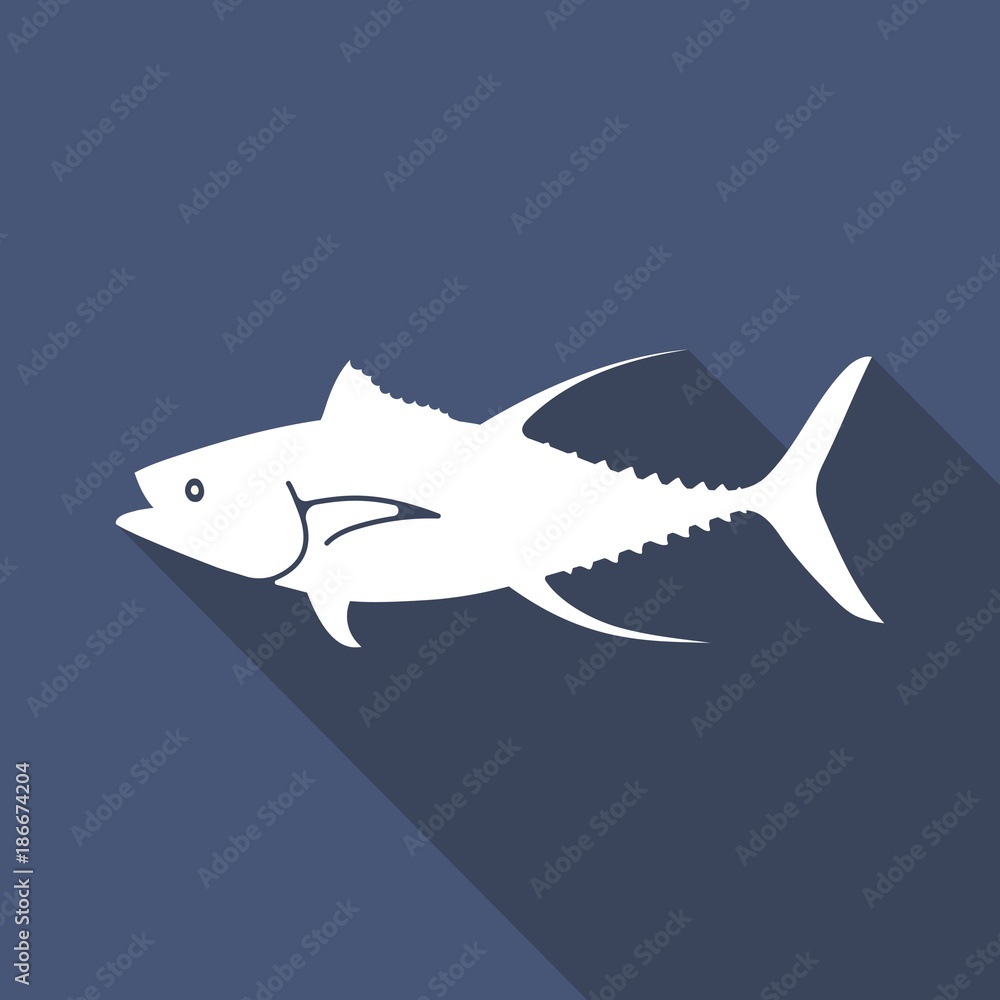 Tuna Fish flat icon