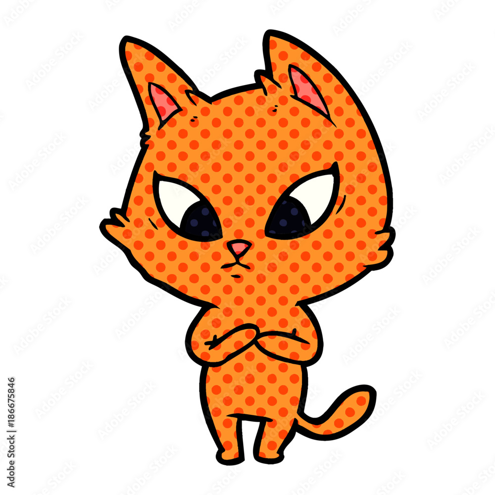 confused cartoon cat confused cartoon cat