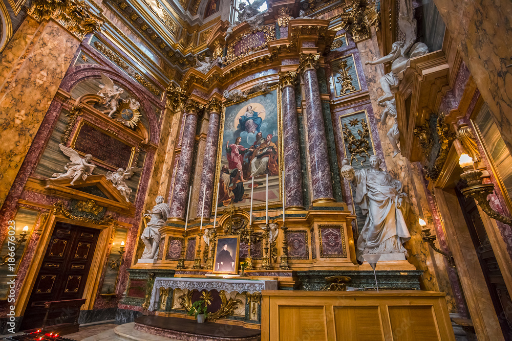 San Carlo al Corso church, Rome, Italy