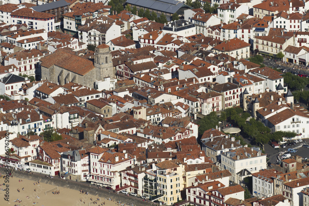 Vue aérienne de Saint-Jean-de-Luz